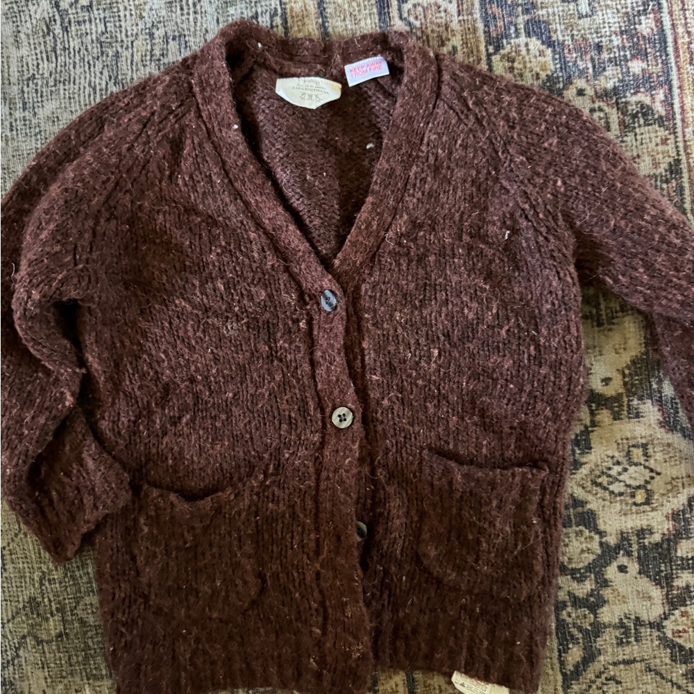 Zara kids knit cardigan